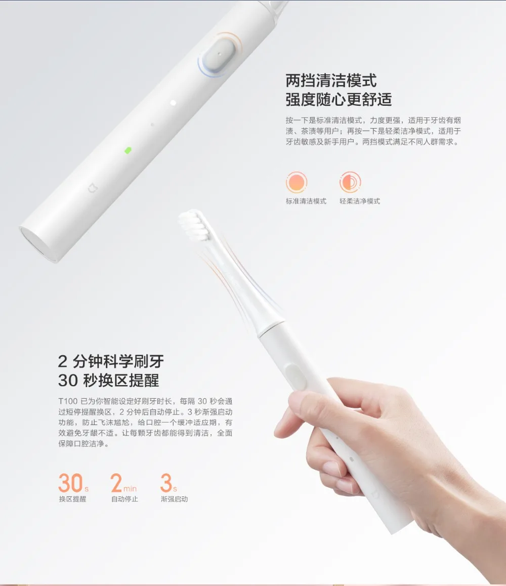 Original Xiaomi Mijia T100 Mi Smart Electric Toothbrush (14)