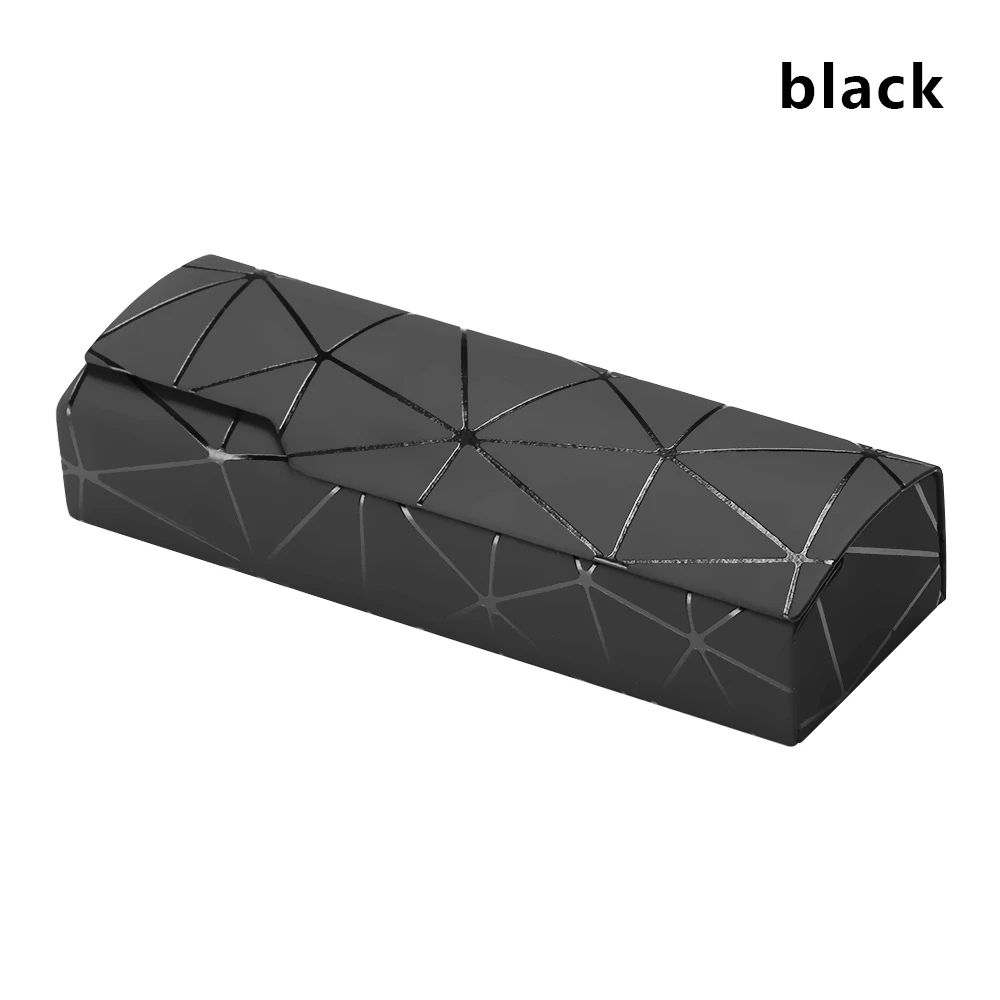 black Горячая Новинка 1 шт унисекс портативная коробка для очков Модные прямоугольные очки для чтения солнцезащитные очки защитный чехол Защита для очков - Цвет: black