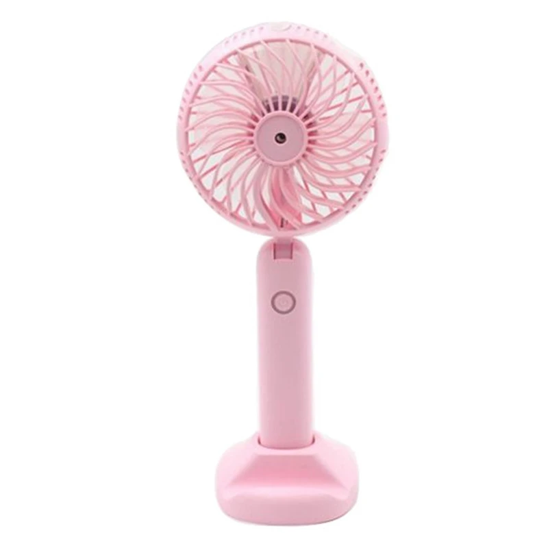 

1800Mah Portable Water Spray Mist Fan Electric Usb Rechargeable Handheld Mini Fan Cooling Air Conditioner Humidifier For Outdoor