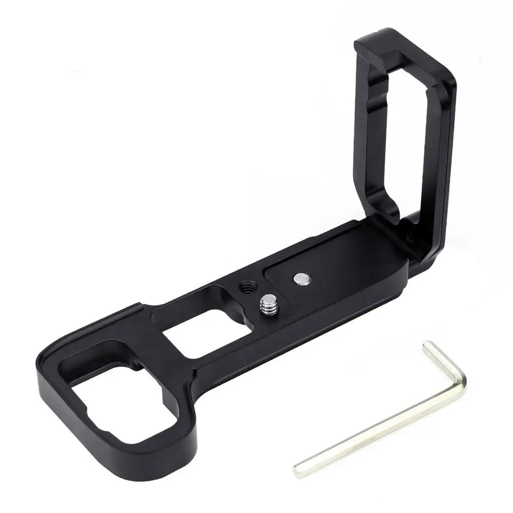 PULUZ 1/4 дюймов Вертикальная съемка Quick Release L пластина Кронштейн База держатель для sony A9(ILCE-9)/A7 III/A7R III