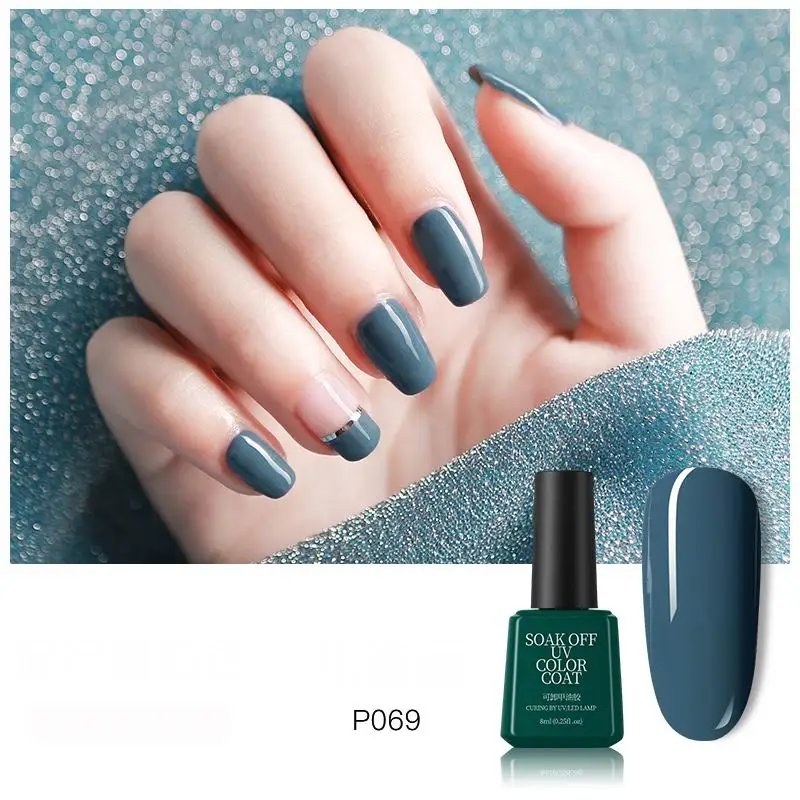 P069 MAYCHAO/24 цвета, 8 мл, Гель-лак для ногтей, полуперманентный УФ-лак для ногтей - Цвет: P069