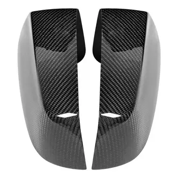 

Rearview Mirror Trim 1 Pair Carbon Fiber Rearview Mirror Cover Trim Decor Fit for 5 Series E60 2008 2009 2010 Car Mirror