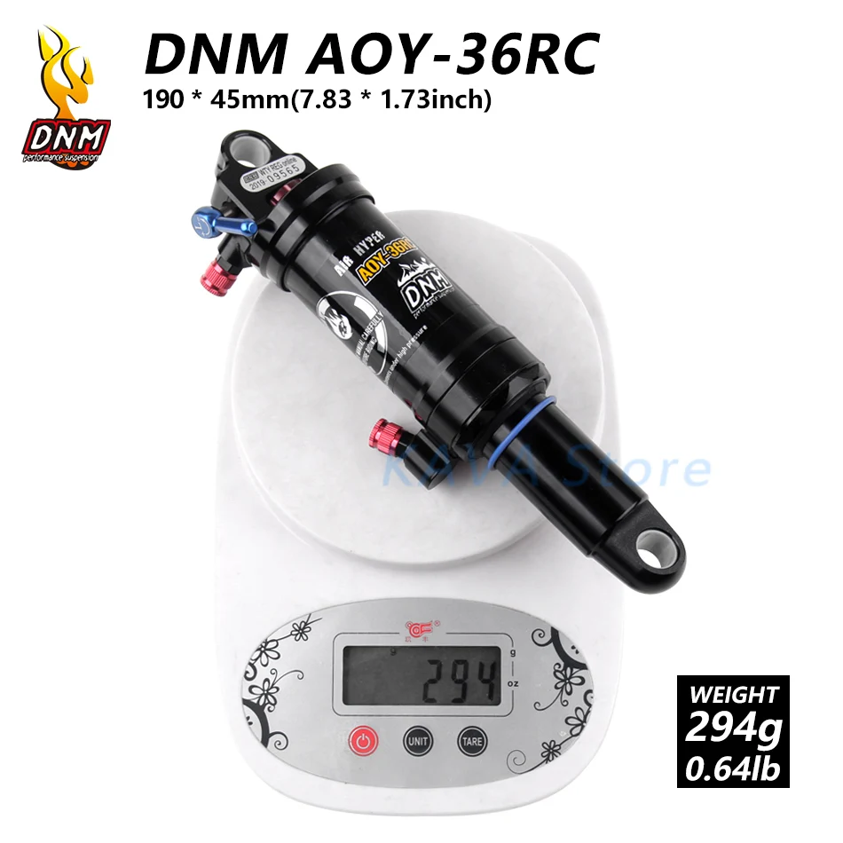 DNM 190 x45 mm DNM AOY-36RC горный велосипед mtb воздушный Задний амортизатор с блокировкой 165 190 200 мм - Цвет: DNM 190 x45 mm
