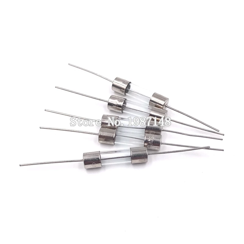 

200Pcs/lot 5*20mm Take the lead Glass fuse tube With a pin 5x20mm 250V 0.5A 1A 2A 3A 4A 5A 6A 6.3A 7A 8A 10A 12A 15A 20A