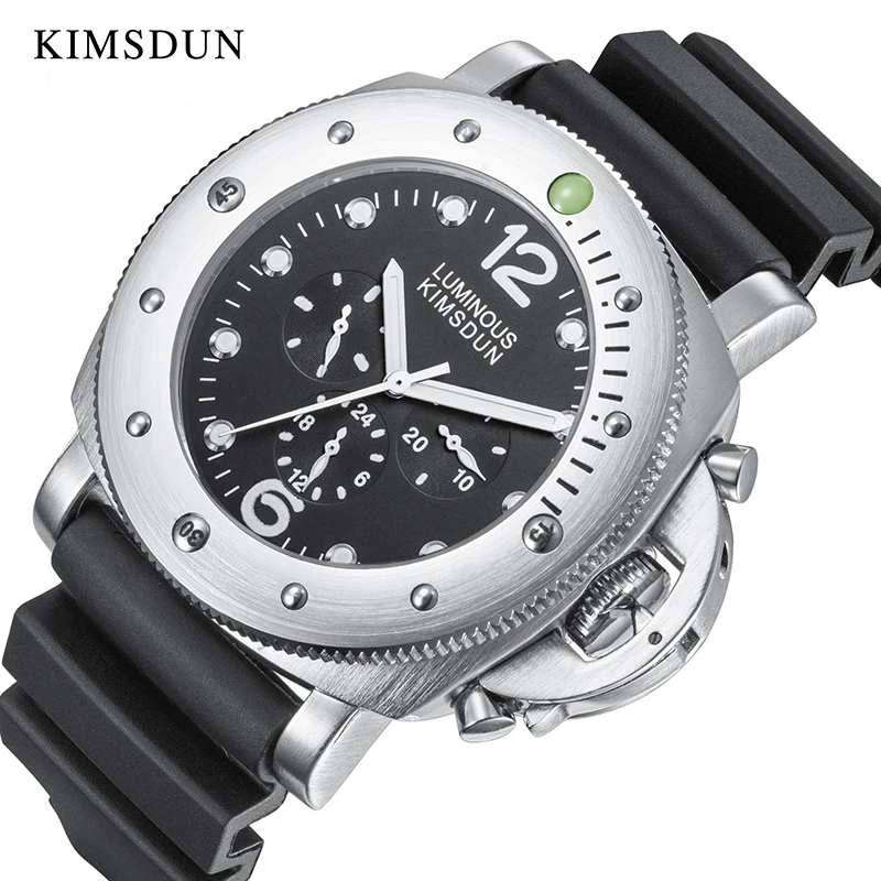 

KIMSDUN Men's Watches Authentic Fashion Men's Automatic Mechanical Watch Luminous Calendar Waterproof Watch Relogio Automatico