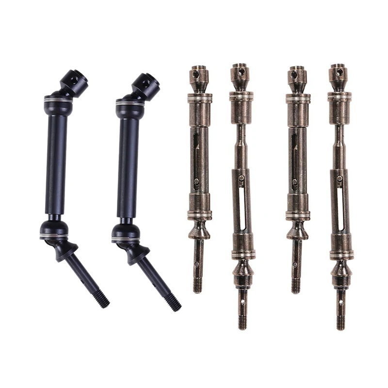 2 Set Front Drive Shaft Front Rear Drive Shaft for 1/10 Traxxas Slash