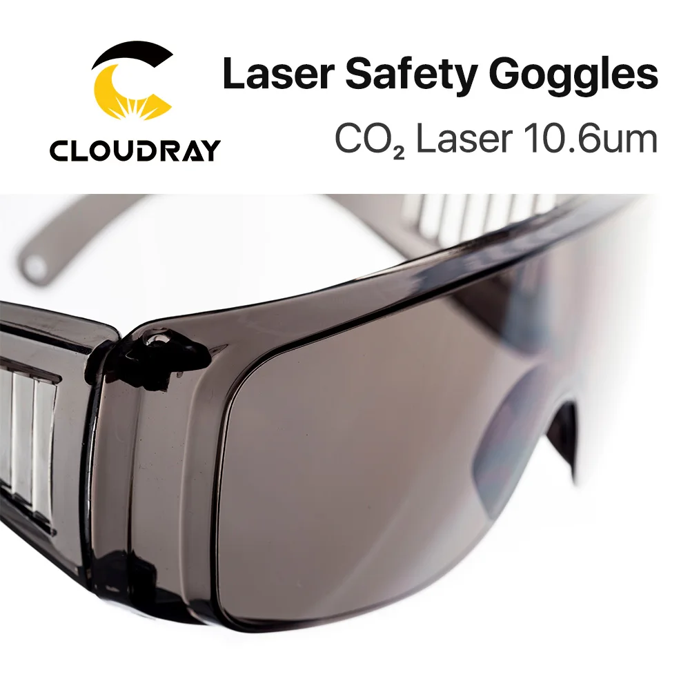  Cloudray 10600nm Laser Safety Goggles Style B Shield Protection OD4+ CE For CO2 Laser Cutting Engra