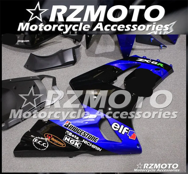 Мотоциклетный обтекатель abs Подходит для Kawasaki ZX6R 636 ZX-6R 2003 2004 корпусные детали пресс-форм Магазин № 0346