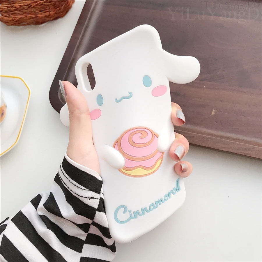 Милый 3D мультфильм Cinnamoroll Собака чехол для телефона для huawei Nova 2s 3 3i 4 5 Pro 5T Y9 Мягкий силиконовый чехол сумка Coque Fundas