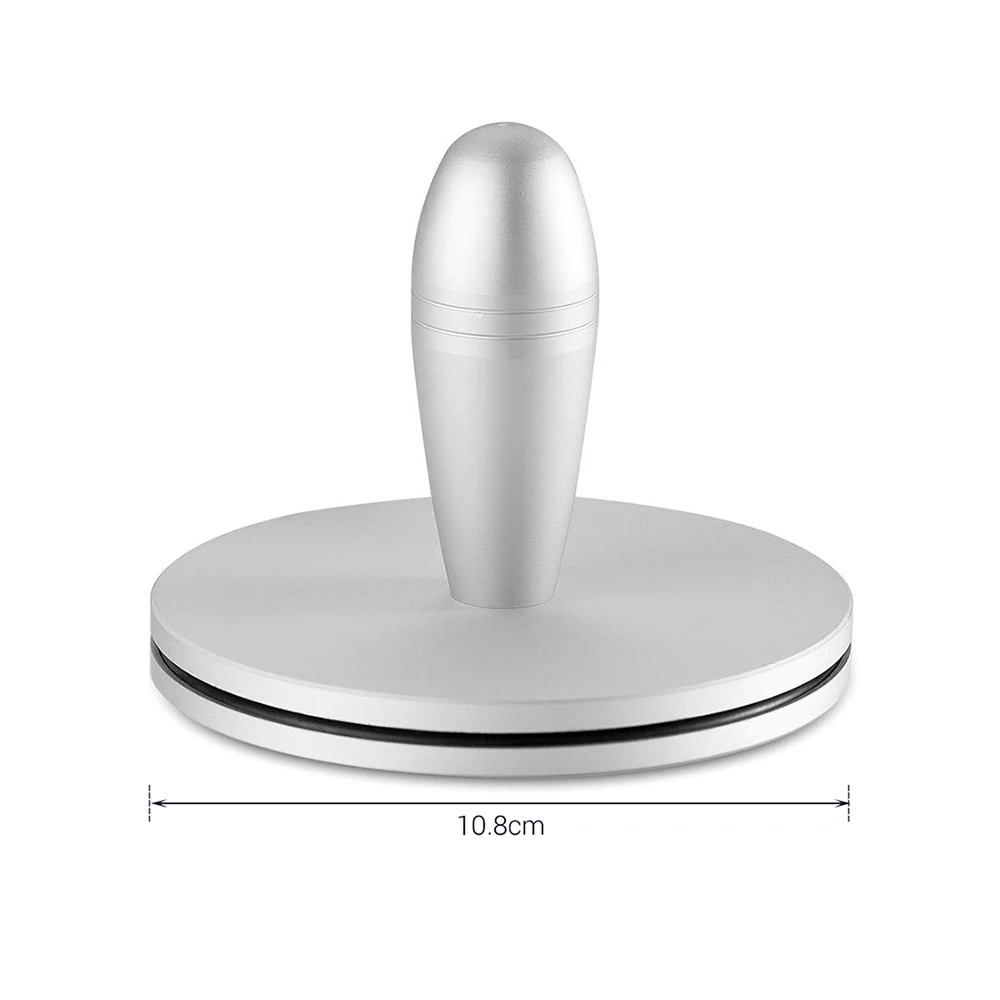 

Durable LP Vinyl Record Cleaner Clamp Vinyl Record Lable Saver Protector Waterproof Aluminum Alloy Gramophone Record Clean Tool