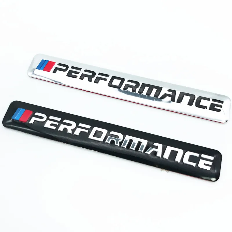 

1pcs 3D Aluminum alloy Car Sticker Performance Motorsport M Power Emblem Body Badge Decal For BMW E34 E36 E39 E53 F10 F30 M3 M5
