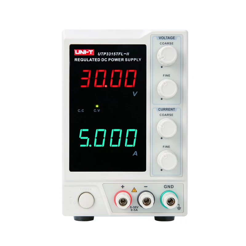 

UNI-T DC Power Supply UTP3315TFL Single-channel 3 Digits Display Voltage Current Limitation Output 30V 5A Auto Conversio