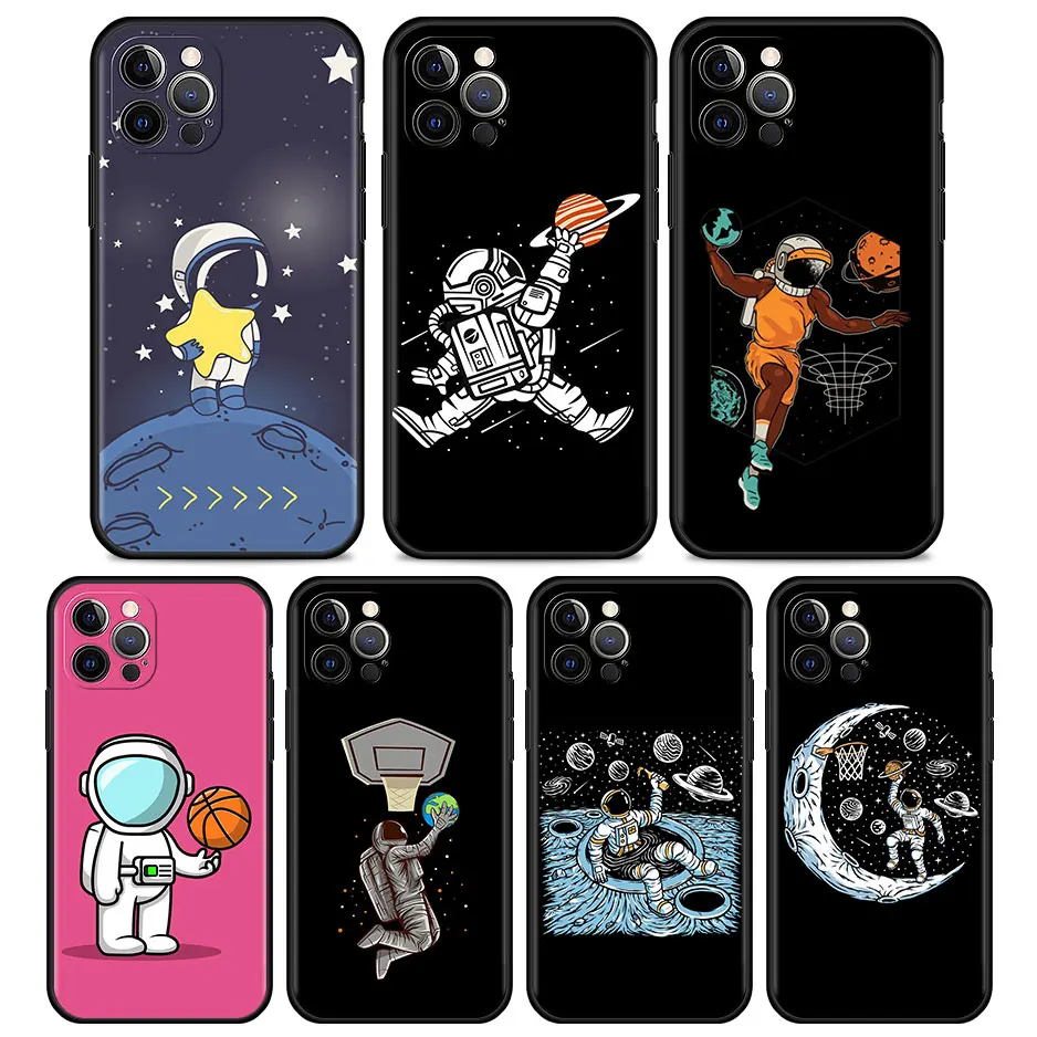 Классный чехол для телефона с изображением баскетбола астронавта планеты iPhone 8 7