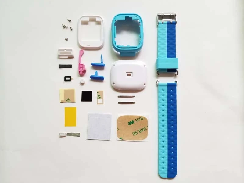 Q90 дети Smartwatch Ремонтный комплект крышка с полным корпусом винты клейкий силиконовый ремешок для часов Пластиковые чехлы Замена