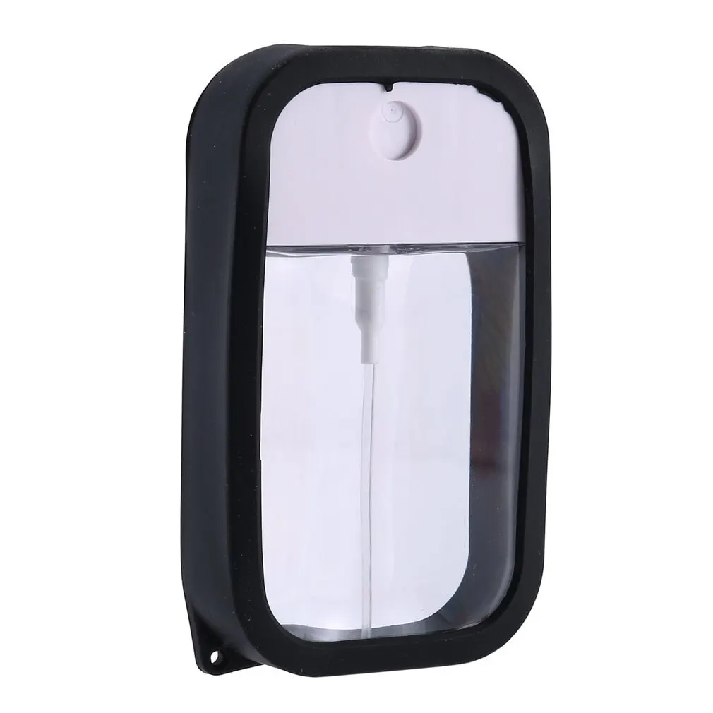 Дезинфицирующее средство для рук с силиконовой крышкой 45 мл белый прозрачный