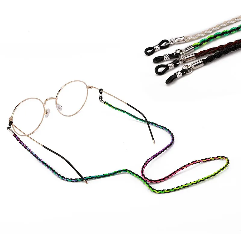 

New Non-Slip Sunglasses Chain Sport Glasses Cord Eyeglasses Eyewear Rope Adjustable Neck Strap String Rope Band Accessory