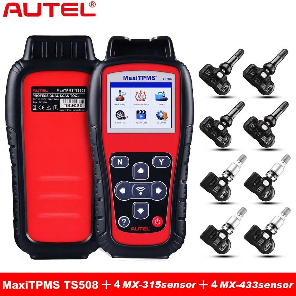 Система мониторинга давления в шинах Autel MaxiTPMS TS508 TPMS диагностический и сервисный