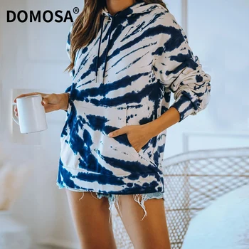 

2020 autumn new style sweater long-sleeved color sweatshirt European and American oversized hoodie women's casual hooded