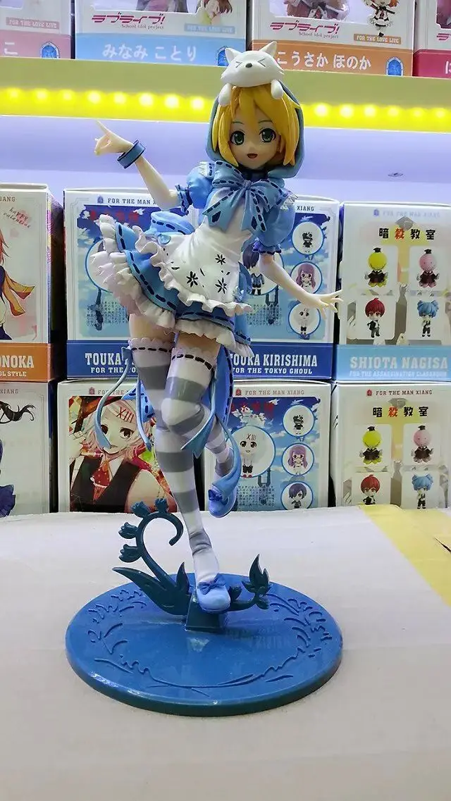 

Hi Jiafa Anime Hatsune Little Red Riding Hood Large Version of Red Hat/Large Version of Blue Cap Garage Kit Model Ornaments Boxe