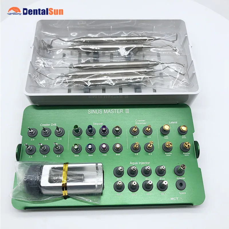 Одобренный CE стоматологический SMK3-01 MCT комплект дентальных имплантатов Sinus Master Kit 3