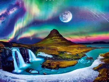 

DIY Diamond Painting Beautiful view of Iceland