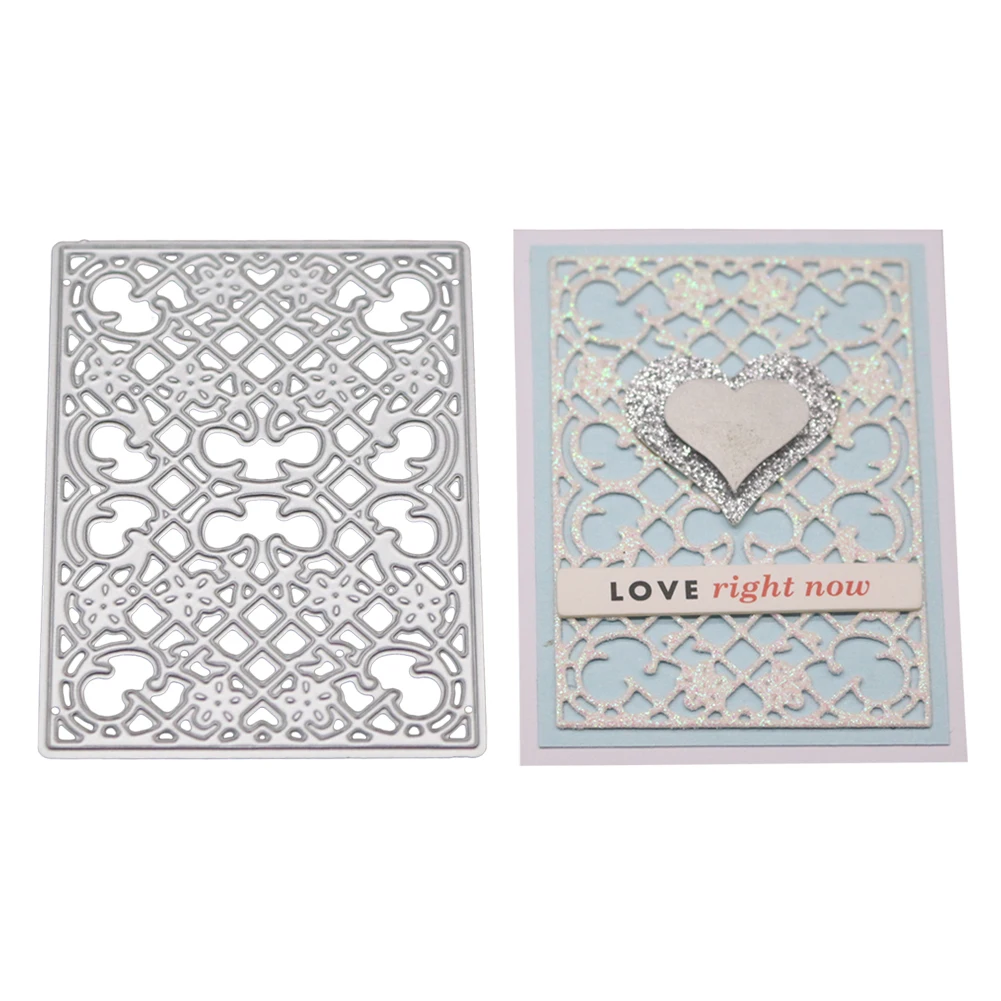 

Rectangle Metal Cutting Dies Lace Frame Stencils For DIY Scrapbooking Wedding Decorative Embossing Die Cuts Stamps And Dies