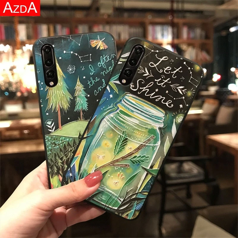 

3D Edmoss Cover For Huawei P20 Lite P30 P9 P10 Pro Mate 10 20 Lite Pro P Smart 2019 Y6 2017 Y9 2018 2018 Nova 3 3i 4 5 TPU Case