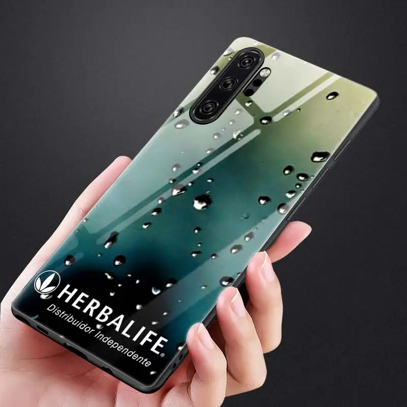 T06 Чехол из закаленного стекла для телефона samsung Galaxy S8 S9 S10 S10E S105G Note 9 10 Plus 5G Силиконовый мягкий чехол Herbalife - Цвет: T06