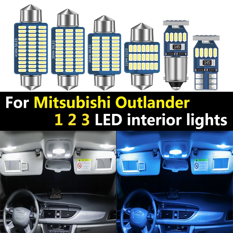 100% для Mitsubishi Outlander 1 Xl 2 3 2001-2020 Canbus автомобильная лампа Внутренняя купольная карта