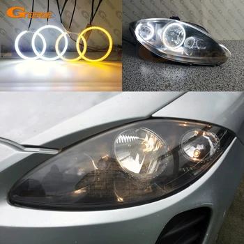 

For seat leon Mk2 facelift 2009 2010 2011 2012 Excellent Ultra bright Dual Color Switchback led angel eyes drl turn signal light