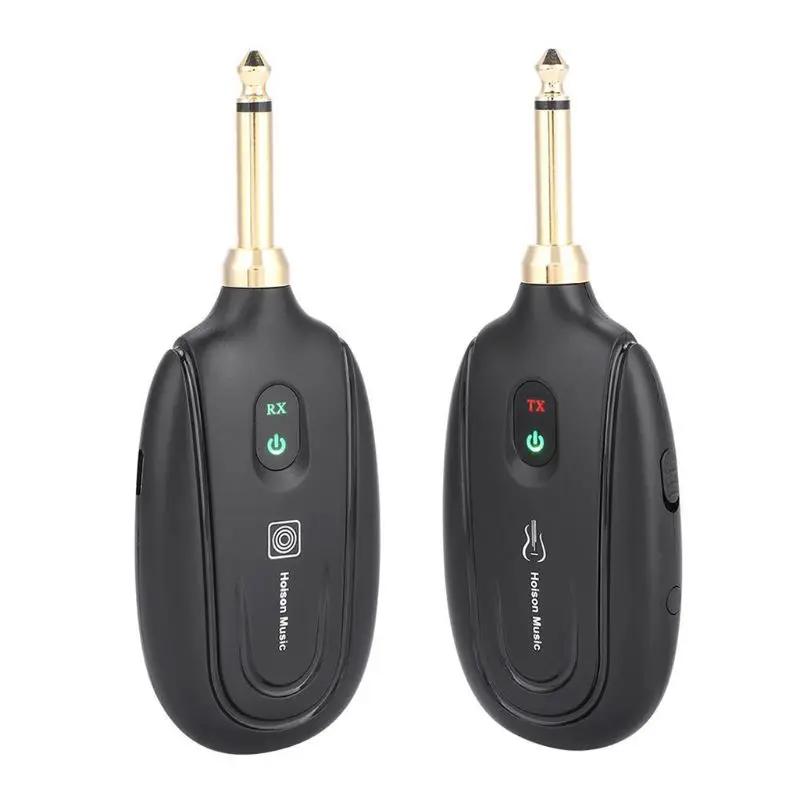 

Wireless Guitar System - Guitar Wireless Transmitter Receiver UHF Built-in Rechargeable Set Electric Guitar System Transmitter