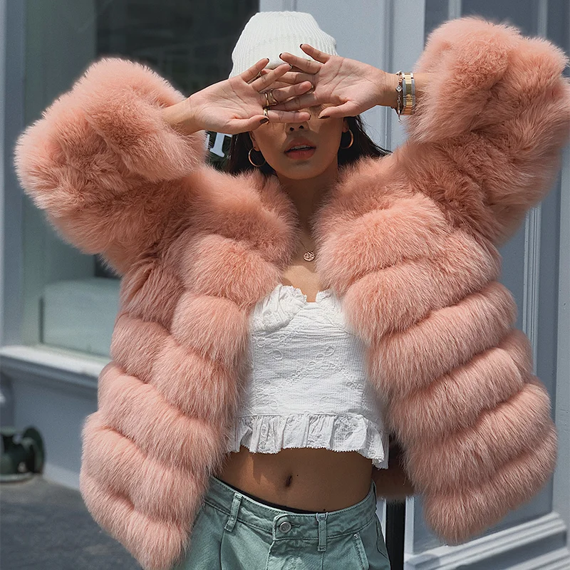 Женская короткая зимняя одежда, женская теплая, опт, тонкая, британский стиль, настоящая шуба, роскошная, заводская цена, настоящая шуба