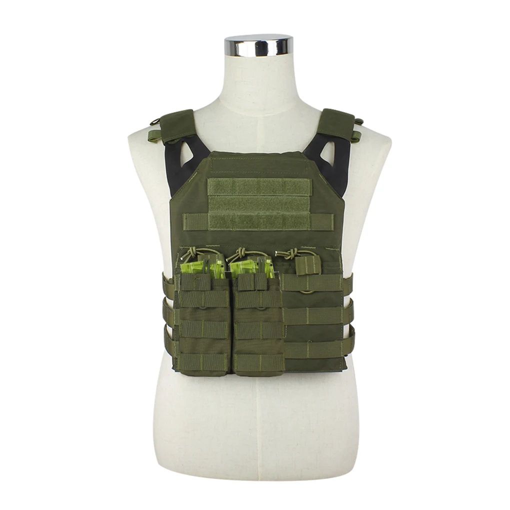 Molle Double Magazine Pouch Outdoor Tactical 1000D Nylon Utility Vest Airsoft Military Mag Pouch Paintball Gear
