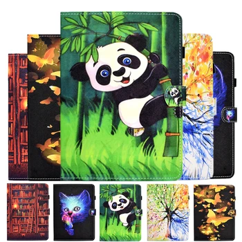 

Coque For Samsung Galaxy Tab A7 Case 10.4 inch 2020 SM-T500 T505 Cartoon Panda Leather Stand Cover For Samsung Tab A7 Cover Case