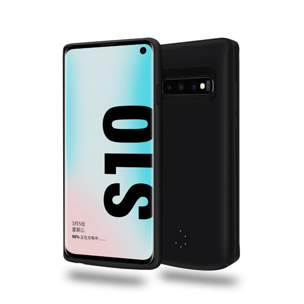 Портативный аккумулятор телефона чехол для Samsung S10 плюс батарея резервного