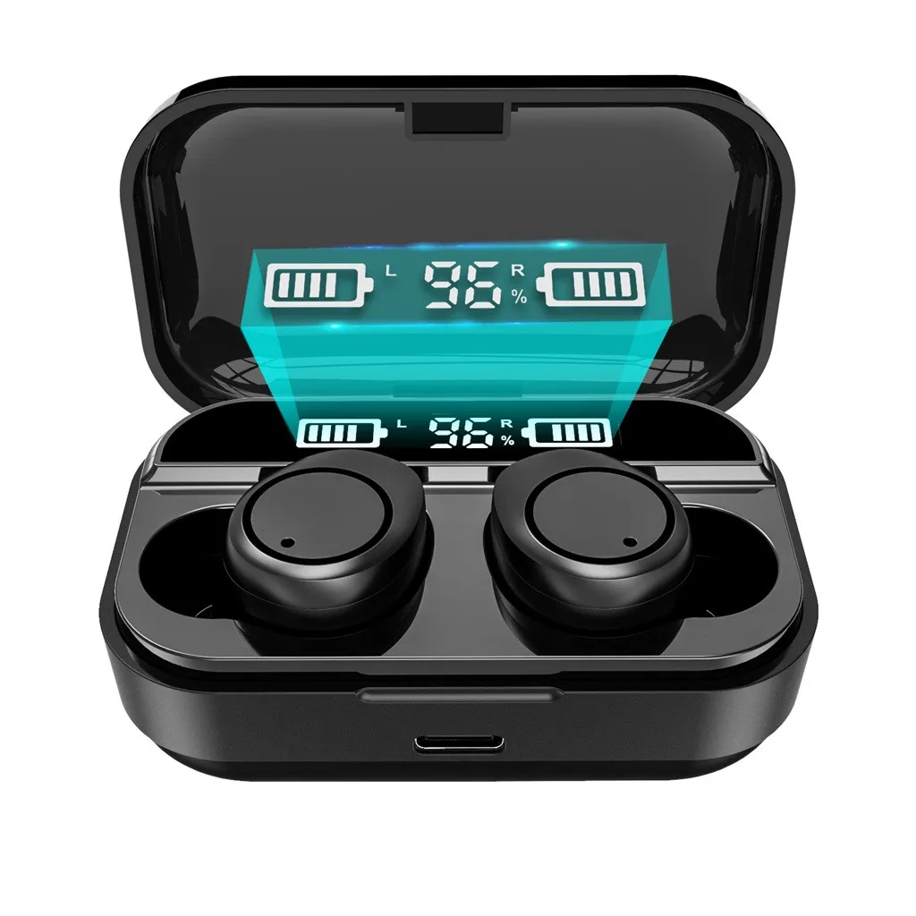 Вы не должны нажимать в Bluetooth 5,0 гарнитура беспроводные наушники мини стерео наушники Горячая покупка оптовик