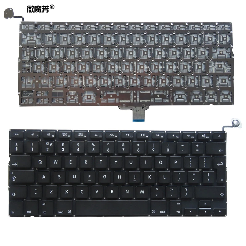Английская клавиатура для ноутбука 2009-2012 Apple Macbook Pro A1278 MC700 MC724 MD313 MD314 замена