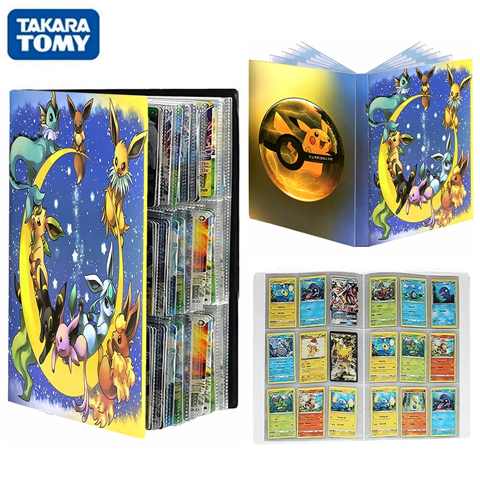 9 Pocket 432 Card Pokemon Album Collection Book Playing Game Map Holder  Anime Pokémon List Eevee Binder Folder Kids Toys Gift - Game Collection  Cards - AliExpress