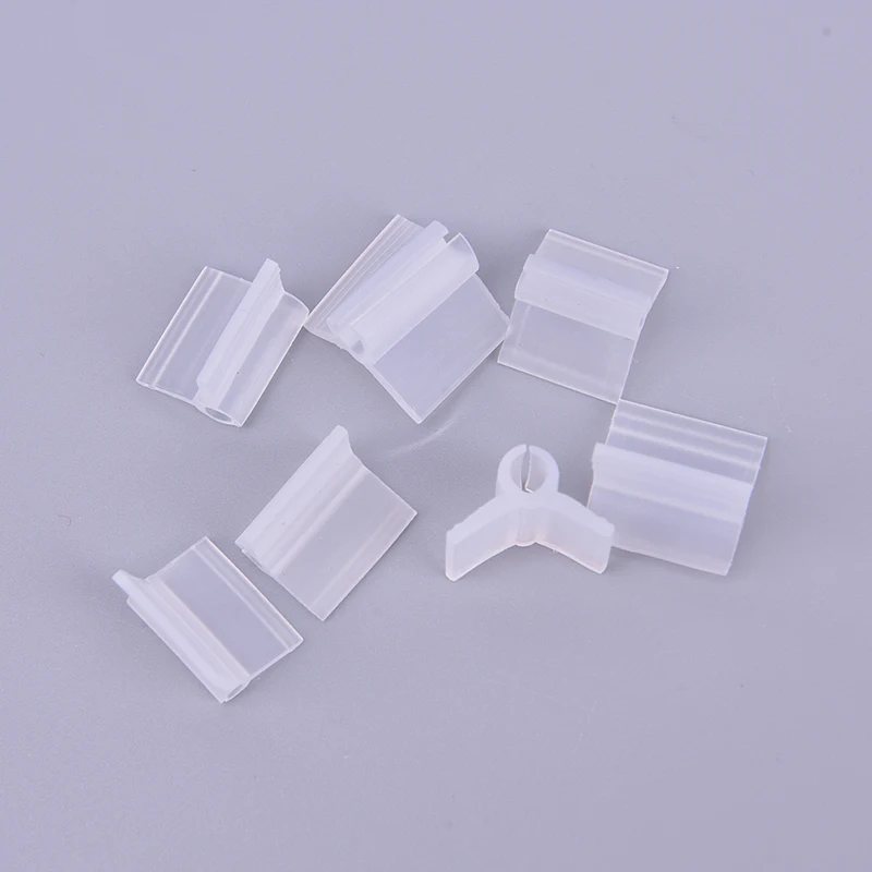 

100Pcs-pack Garden Flower Plant Vine Seedlings Grafted Branches Clip Connector Fasteners Plastic Clips Garden Tool