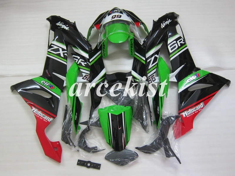 4 подарки ABS полный обтекатель комплект подходит для Kawasaki ZX6R 2013 Обтекатели ZX-6R Ninja 636 599 крутой стиль