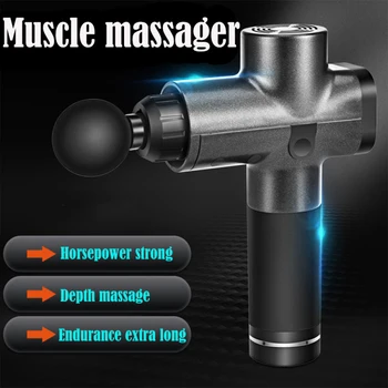 

LCD Display Massage Gun Muscle Relaxation Massager Vibration Gun Muscle Pain Body Massage Exercising Relaxation Shaping Relief