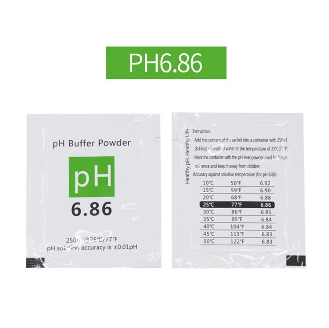 PH Buffer Powder Measure Calibration Solution ph4.00/ 6.86 /9.18 Calibration Point For PH Test Meter 4
