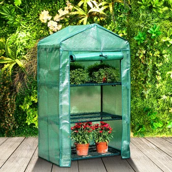 

3-Tier Greenhouse PF Cover House Flower Plant Warm Waterproof Anti-UV Protect Garden Plants Flowers Household Durable Not Holder