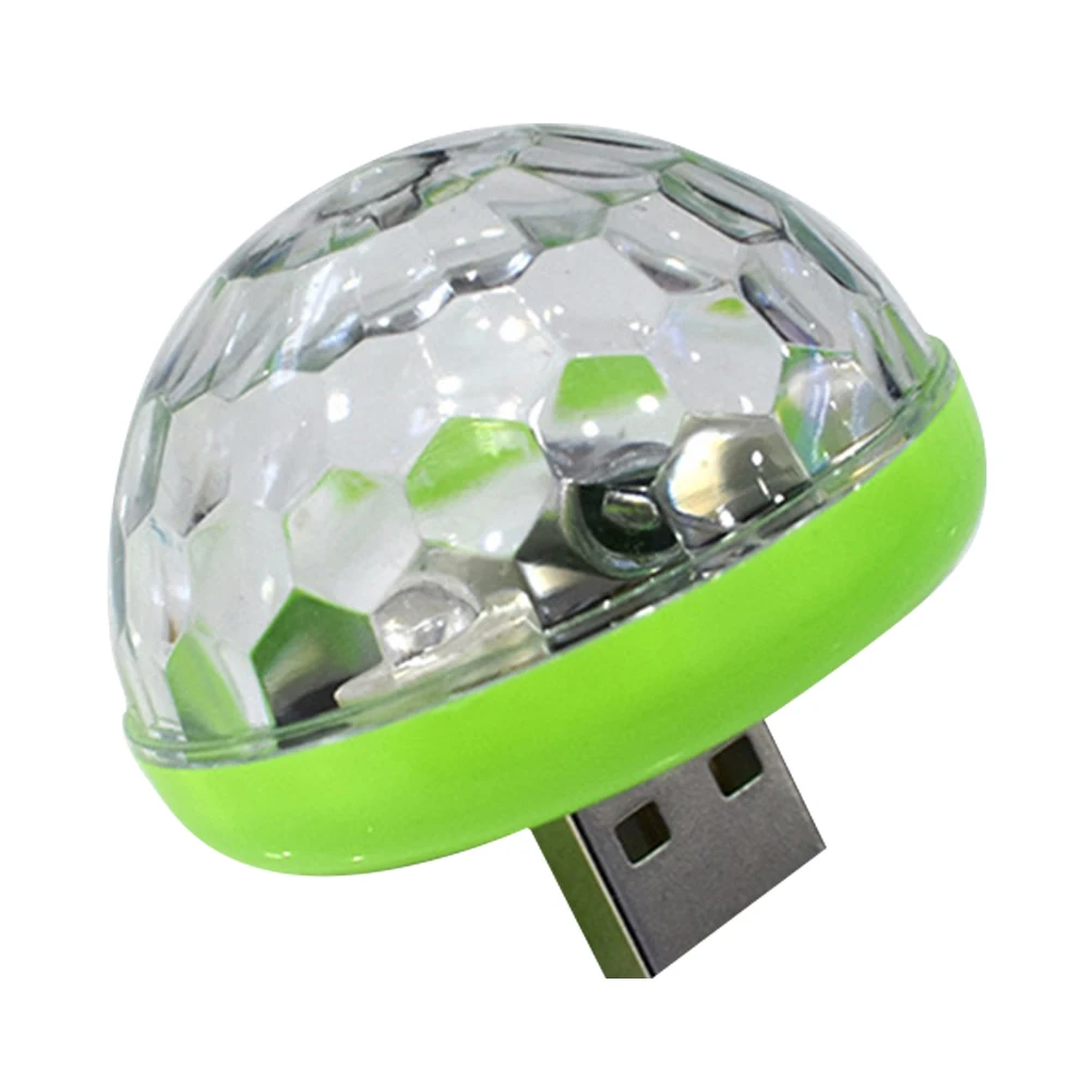 Мини 3 цвета USB Голосовое управление СВЕТОДИОДНЫЙ сценический светильник для автомобиля, дома, вечерние, Клубные, диджейские лампы, аксессуары для салона автомобиля
