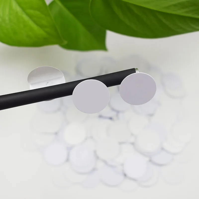 10Pcs/Lot 25mm 125Khz RFID Tags T5577 Writable Stickers Proximity Cards Rewritable Glue Adhesive Label