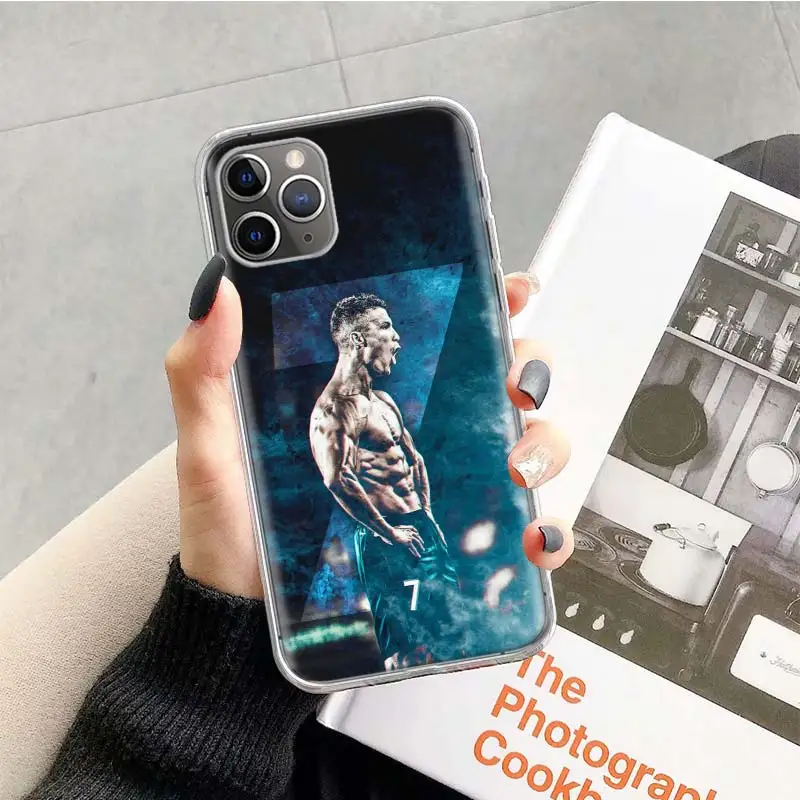 Cristiano Ronaldo CR7 чехол для Apple iphone 11 Pro XS Max XR X 7 8 6 6S Plus 5 5S SE 10 десять Подарочный силиконовый чехол для телефона