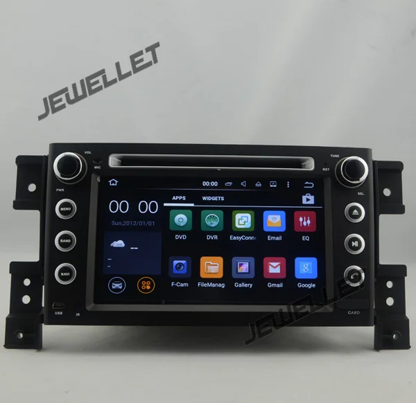 Четырехъядерный Android 9,0 автомобильный DVD gps Радио Навигация для Suzuki Grand Vitara nomate 2005