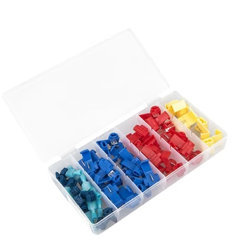 

BHTS-67Pcs AWG Quick Splice Solderless Tap Wire and T-Tap Electrical Connector Kit with Case