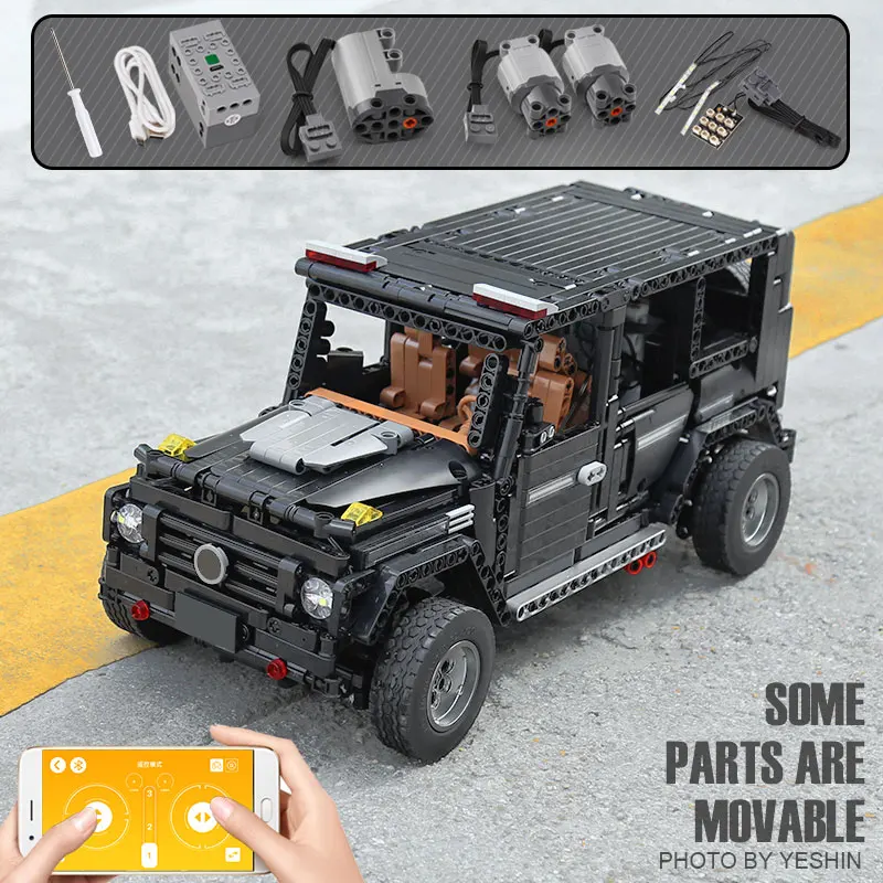 1770 шт. детские строительные блоки игрушки совместимые с MOC 2425 city technic Mercedes Benzs Big G