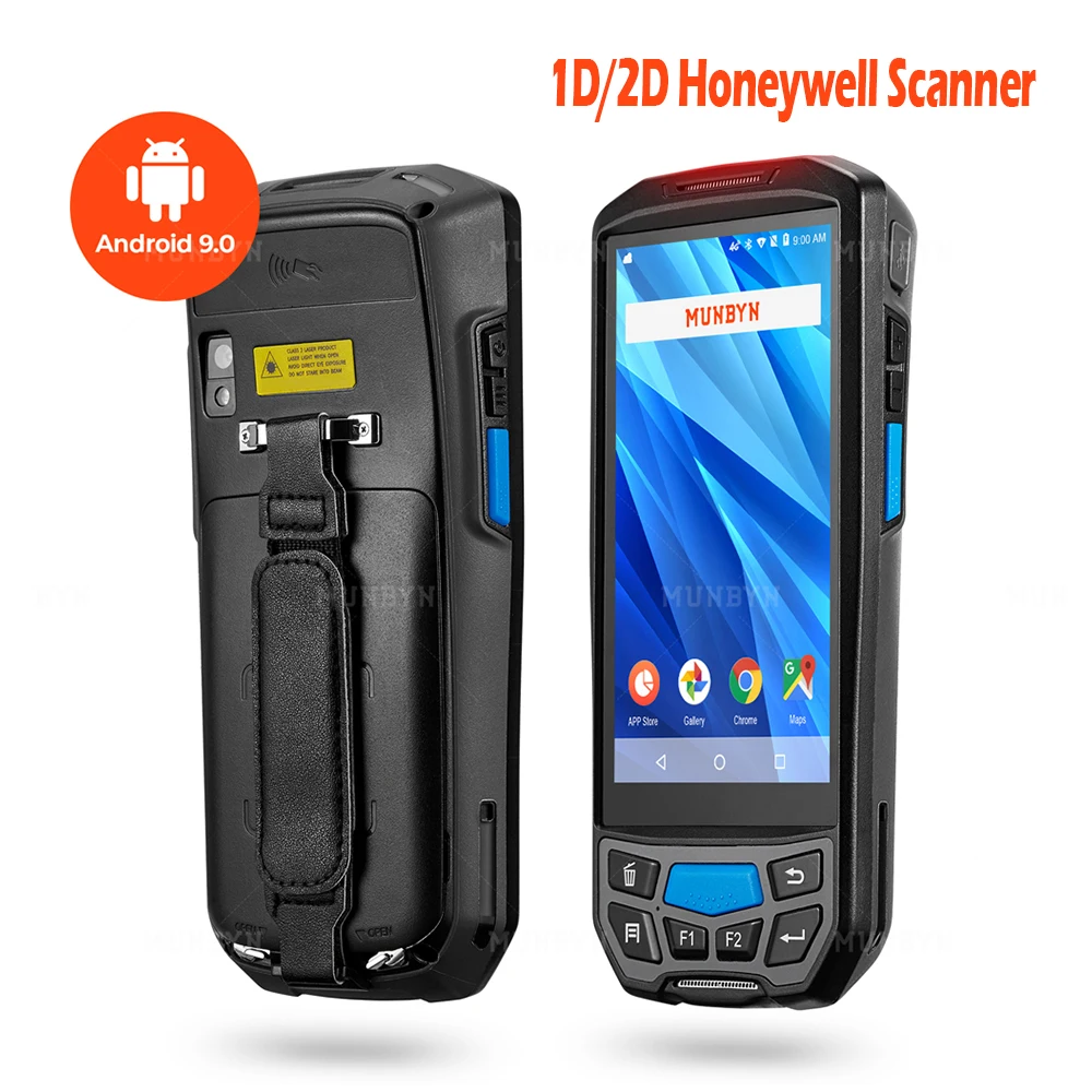 MUNBYN Rugged PDA Android 7.09.0 Handheld POS Data Terminal 5 inch 1D